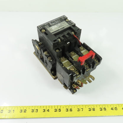 Square D 8736 SC0 8 NEMA Size 1 Motor Starter 120V Coil 60Hz 3Ph 10HP 600V