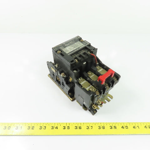 Square D 8536 SC0 3 NEMA Size 1 Type S Motor Starter 120V Coil 3Ph 600V