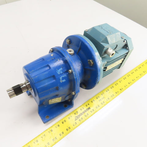 Motovario TRC/052 Inline Gear Motor 0.75kW 220-240V/380-420V 3Ph 5.2:1 Ratio