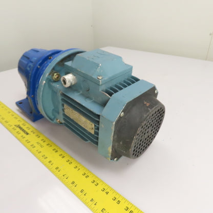 Motovario TRC/052 Inline Gear Motor 0.75kW 220-240V/380-420V 3Ph 5.2:1 Ratio