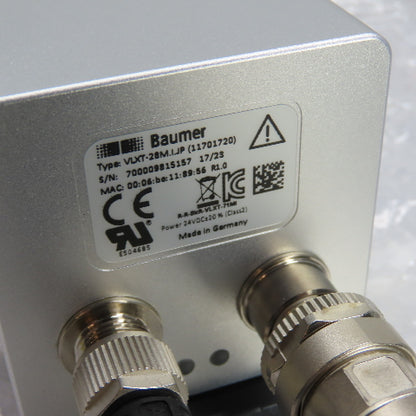 Baumer VLXT-28M.I.JP Machine Vision Camera Assembly w/ XR256 Smart Vision Light