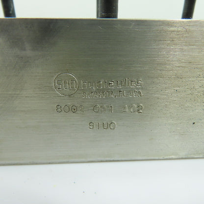 Sun Hydraulics 8002 091 A02 Aluminum Hydraulic Manifold Block Valve