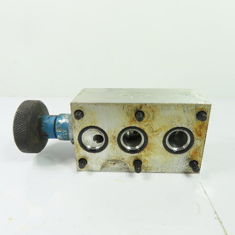 Sun Hydraulics 8002 091 A02 Aluminum Hydraulic Manifold Block Valve