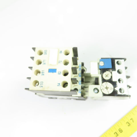 NHD C-12D10 Motor Starter Assembly 24V Coil 3Ph 600VAC W/ NTH-6.5 4.5-6.5A