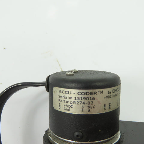 Encoder Products DR274-02 Accu-Coder Rotary Incremental Encoder 5-28VDC