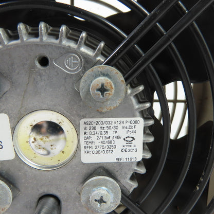 AS2C-200/032 K124 P-0000 Enclosure Filter Cooling Fan 230V 50/60Hz 2775/3250RPM