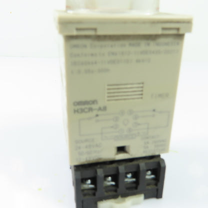 Omron H3CR-A8 Solid State Timer Relay 24-48VAC 12-48VDC
