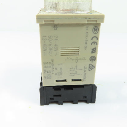 Omron H3CR-A8 Solid State Timer Relay 24-48VAC 12-48VDC