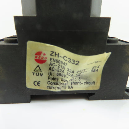 Kedu ZH-C332 Industrial Rotary Switch 32A 440V 3-Pole IP54