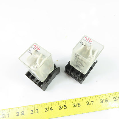 Beta Electric BTA6-3C-J-CW General Purpose Relays 24VAC 10A 3PDT Lot Of 2