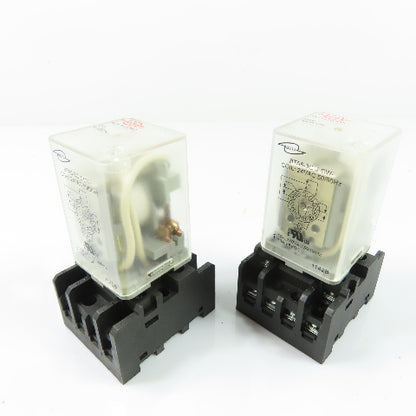 Beta Electric BTA6-3C-J-CW General Purpose Relays 24VAC 10A 3PDT Lot Of 2