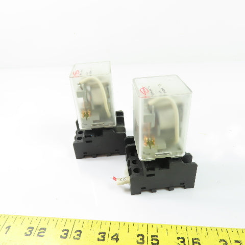 Beta Electric BTA6-3C-J-CW General Purpose Relays 24VAC 10A 3PDT Lot Of 2