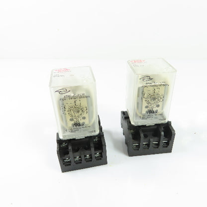 Beta Electric BTA6-3C-J-CW General Purpose Relays 24VAC 10A 3PDT Lot Of 2