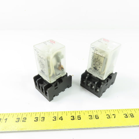Beta Electric BTA6-3C-J-CW General Purpose Relays 24VAC 10A 3PDT Lot Of 2
