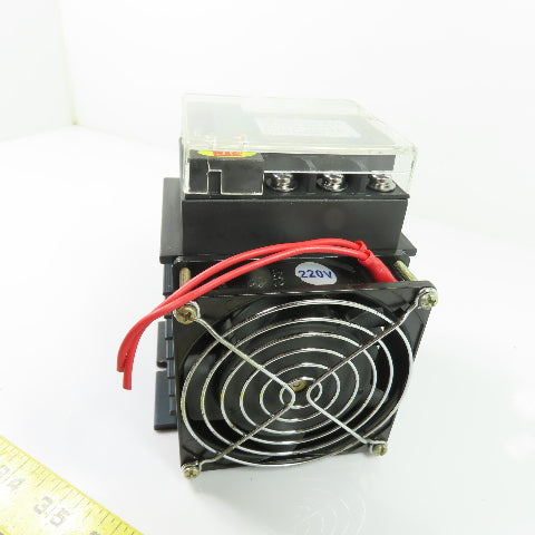 Jaki JK3C55A-3FB75 3Ph Solid State Relay 55A 48-440VAC 6-32VDC Input
