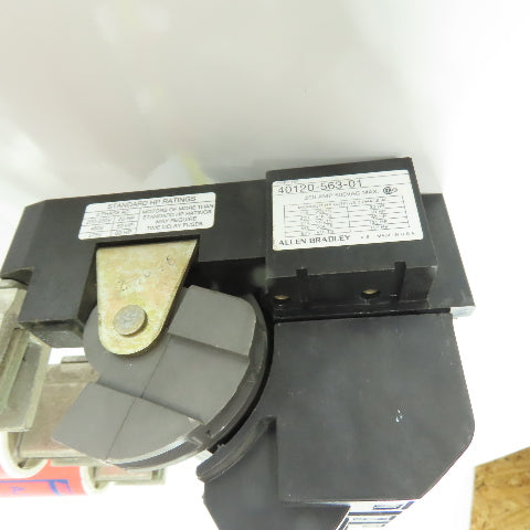 Allen-Bradley 40120-563-01 200A Disconnect Switch 3Ph 600VAC W/ (3) 150A Fuses