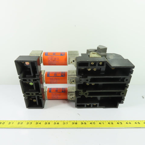 Allen-Bradley 40120-563-01 200A Disconnect Switch 3Ph 600VAC W/ (3) 150A Fuses