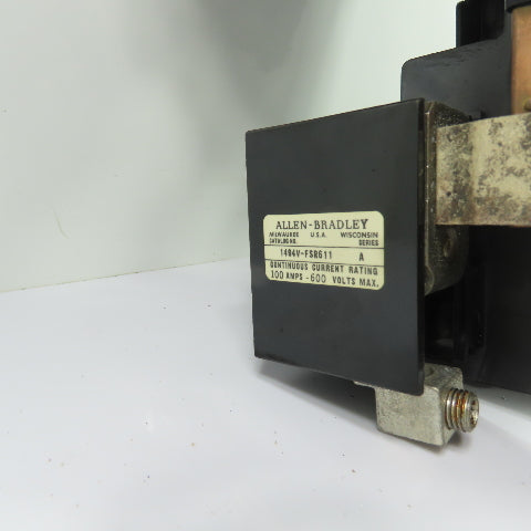 Allen-Bradley 1494V-DS100 100A 3-P Safety Disconnect Switch 600V W/(3)100A Fuses