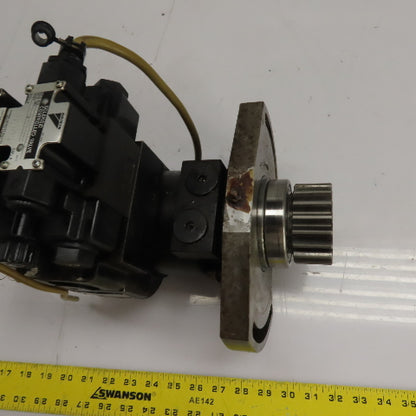 Daikin EDM174A-1R2-3-10-052 Hydraulic Motor W/ Valves 100VAC Coil