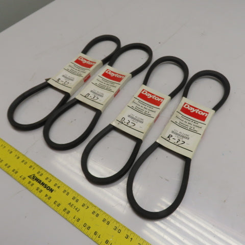 Dayton 6L210G Premium V-Belt B-37 5/8" Wide Lot Of 4