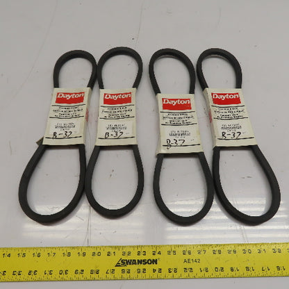 Dayton 6L210G Premium V-Belt B-37 5/8" Wide Lot Of 4