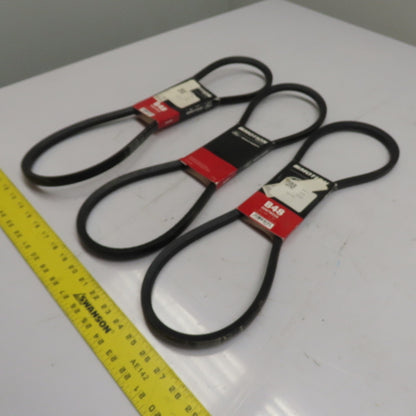 Gates 00678316 B48 V-Belt 21/32" x 51" (17mm x 1295mm) Lot Of 3