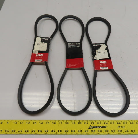 Gates 00678316 B48 V-Belt 21/32" x 51" (17mm x 1295mm) Lot Of 3