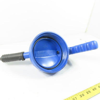Oil Safe Blue Stumpy Spout High Flow Oil Transfer Lid