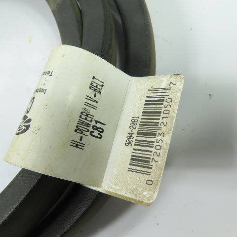 Gates 9004-2081 C81 Hi-Power II V-Belt 7/8" x 17/32" NEW