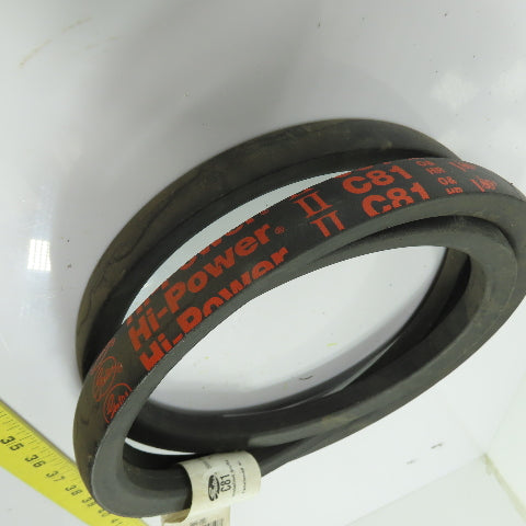 Gates 9004-2081 C81 Hi-Power II V-Belt 7/8" x 17/32" NEW
