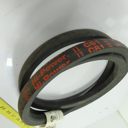 Gates 9004-2081 C81 Hi-Power II V-Belt 7/8" x 17/32" NEW
