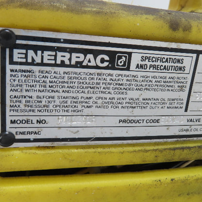 Enerpac PUJ1201B Electric Hydraulic Pump 230V 1Ph W/ RC308 30 Ton Cylinder Ram