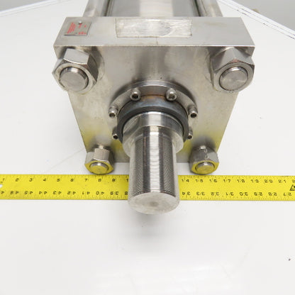 Peninsular 8.0" Bore 11.75" Stroke Stainless Steel Hydraulic Cylinder 3000 PSIG
