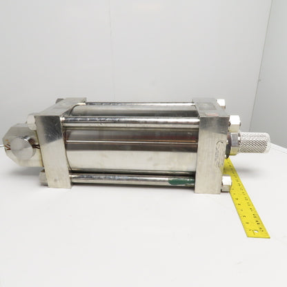 Peninsular 8.0" Bore 11.75" Stroke Stainless Steel Hydraulic Cylinder 3000 PSIG