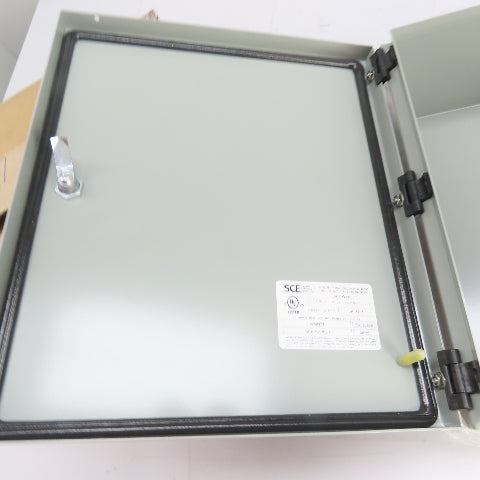 SCE-1412ELJ 14" x 12" x 6" Electrical Enclosure Hinged Door NEW