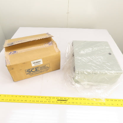 SCE-1412ELJ 14" x 12" x 6" Electrical Enclosure Hinged Door NEW
