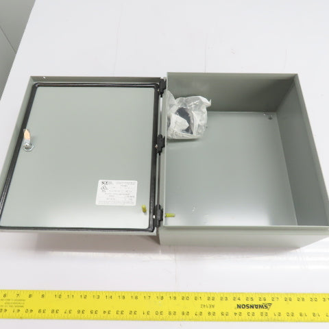 Saginaw SCE-1412ELJ 14" x 12" x 6" Electrical Enclosure Hinged Door NEW