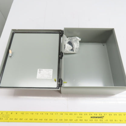 Saginaw SCE-1412ELJ 14" x 12" x 6" Electrical Enclosure Hinged Door NEW