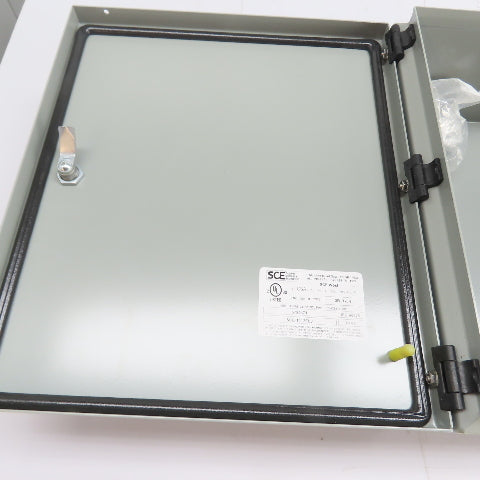 Saginaw SCE-1412ELJ 14" x 12" x 6" Electrical Enclosure Hinged Door NEW
