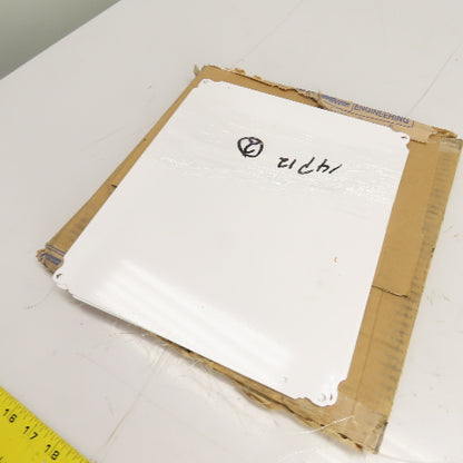Saginaw Electrical Enclosure Inner Subpanel White 13" x 11" Lot Of 2