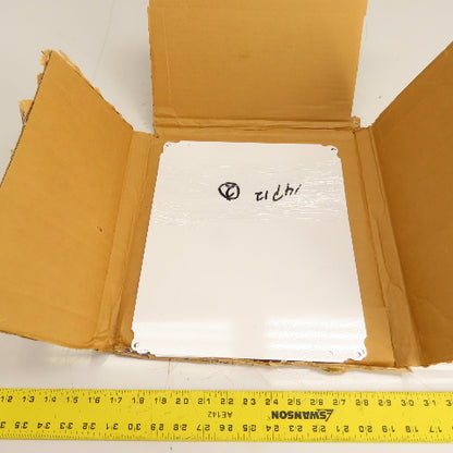 Saginaw Electrical Enclosure Inner Subpanel White 13" x 11" Lot Of 2