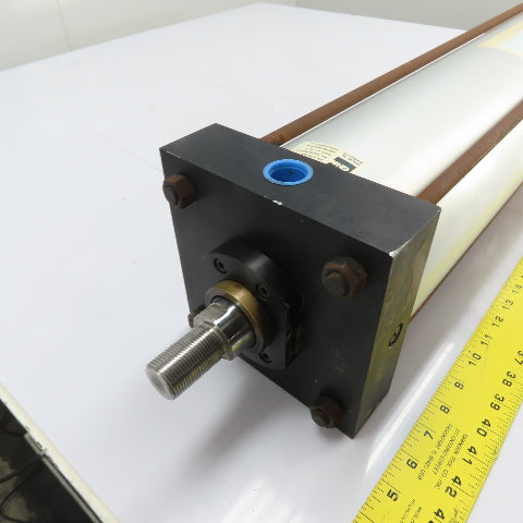 GHN Nopak A12X32E4AAR Pneumatic Air Cylinder 250 PSI Max 6" Bore x 32" Stroke