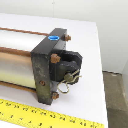 GHN Nopak A12X32E4AAR Pneumatic Air Cylinder 250 PSI Max 6" Bore x 32" Stroke