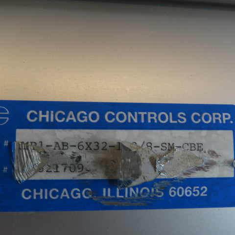 Chicago Control MP1-AB-6X32-1 3/8-SM-CBE Pneumatic Air Cylinder Max 6"B x 32" S