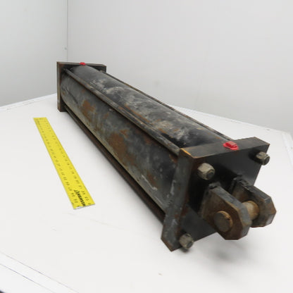 8" Bore 31" Stroke Tie Rod Air Cylinder Clevis Mount 250PSI