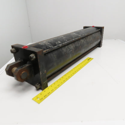 8" Bore 31" Stroke Tie Rod Air Cylinder Clevis Mount 250PSI