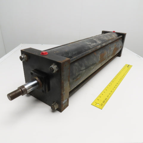 8" Bore 31" Stroke Tie Rod Air Cylinder Clevis Mount 250PSI