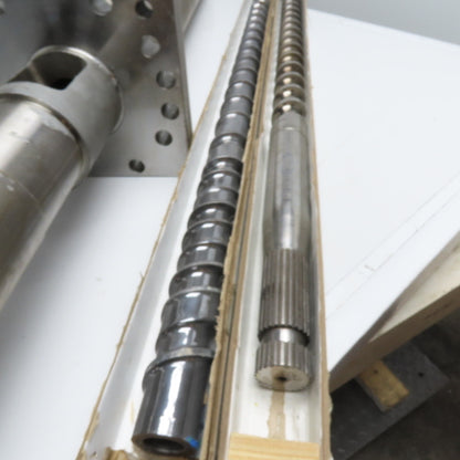 Servtek 10871001 2" Single Screw Plastic Extruder Machine Barr Screws & Barrel