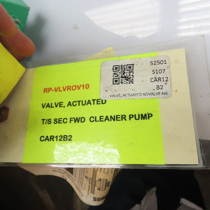 Pentair Rovalve 10-1/2" 316SS Pneumatic Air Actuated Knife Gate Valve 150 PSI