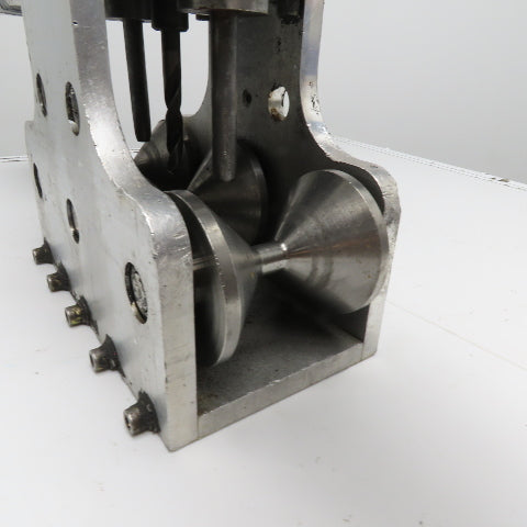 4" OD Pipe Tube Bar Drill Jig Guide Fixture 5-1/2"-29" Hole Centers